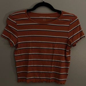 Stripped Crop Top